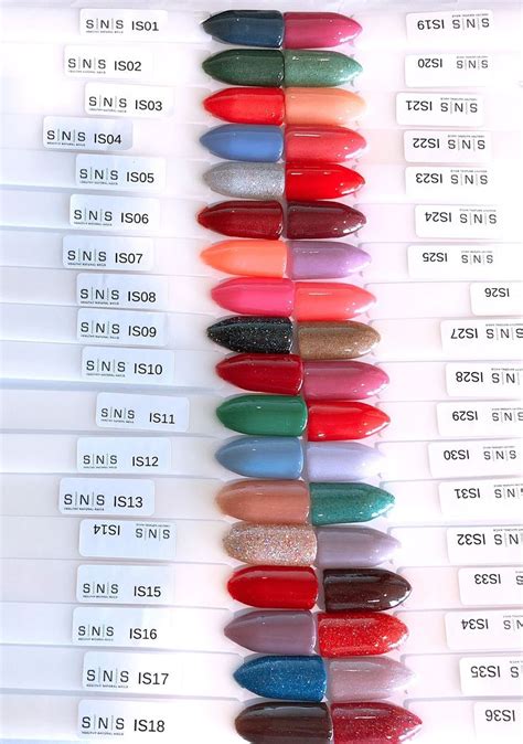 sns nail art|simply nail dip color chart.